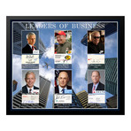 Signed + Framed Card Collage // Leaders of Business