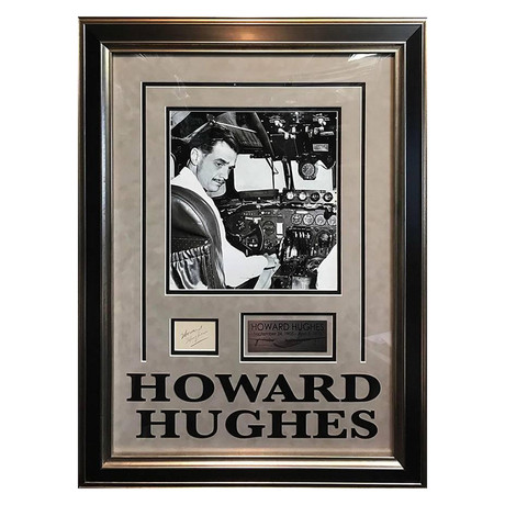 Signed + Framed Signature Collage // Howard Hughes