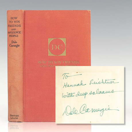 Signed Book // Dale Carnegie
