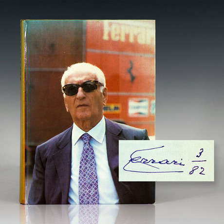 Signed Book // Enzo Ferrari