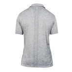 Ocean Polo Knit Short Sleeve // Silver (S)