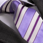 Adonis Tie // Purple Striped