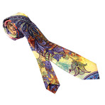 Europa Tie // Parrot Paisley