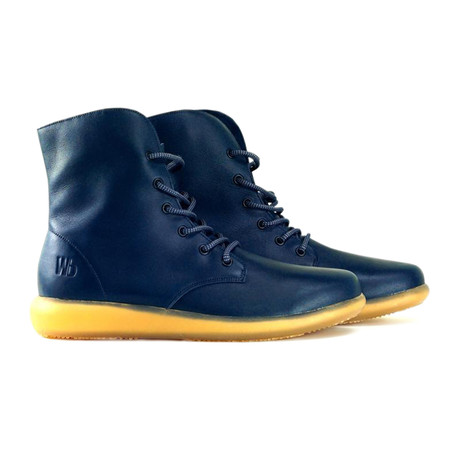Larries High-Top Sneaker // Navy + Gum (US: 6)