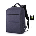 Sleek Travel Laptop Backpack // Blue