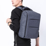 Sleek Travel Laptop Backpack // Blue