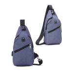 Sleek Travel Laptop Backpack // Blue