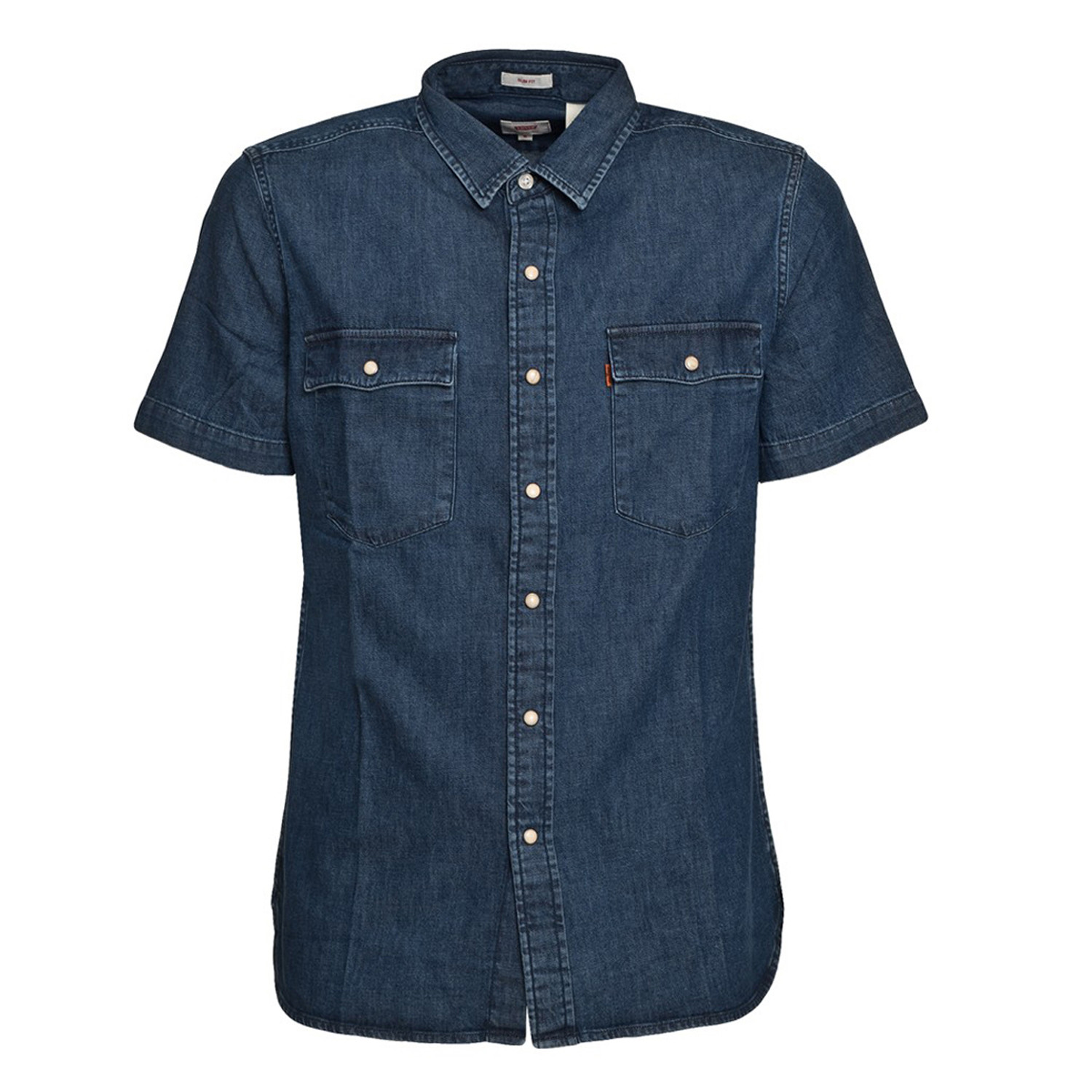 Denim Short Sleeve Shirt // Blue Denim (S) - Levi's - Touch of Modern