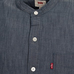 Long Sleeves Button-Up Shirt // Denim (L)