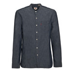 Long Sleeves Button-Up Shirt // Denim (L)