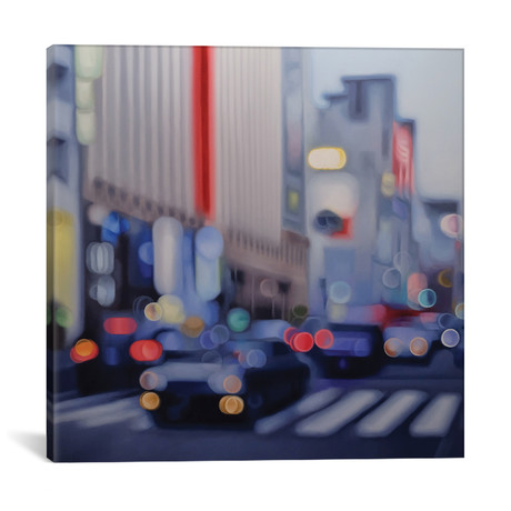 Dusk On Ginza (18"W x 18"H x 0.75"D)