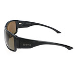 Smith // Dockside Sunglasses // Shiny Black + Brown