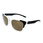 Unisex Founder MNG-L7 Polarized Sunglasses // Crystal Black
