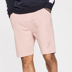 Jogger Shorts // Pink (L)