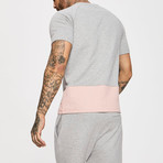 Shirt // Gray + Pink (S)