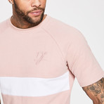 Shirt // Pink + White (M)