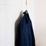 Suedette Over-Shirt // Navy (S)