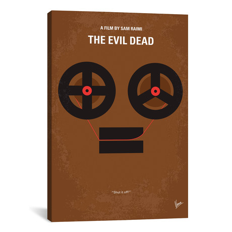 The Evil Dead // Minimal Movie Poster // Chungkong (26"W x 18"H x 0.75"D)