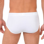 Pima Cotton Contour Pouch Brief //White (M)