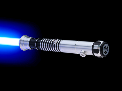 UltraSabers is proud to present: The Archon v2.1.The Archon v2.1 is a 5 piece saber, with a highly pronounced flanged emitter and the iconic skinny neck lightsaber enthusiasts love. The Archon v2.1 measures 1.5 wide a the grip, and is 12.35 long from the top of the emitter to the bottom of the pommel, making it ideal for one or two handed combat. Both the pommel and emitter are removable and compatible with MHS (Modular Hilt System) parts found on other UltraSabers. The Archon v2.1's hilt is expertly machined from T6 Aircraft Aluminum, and comes with an extremely durable polycarbonate blade, making this saber fully combat ready.The Double Bladed version is two single sabers with a black vented coupler. The coupler enables the two single sabers to attach to form a double bladed saber. They may be detached and used independently at any time.