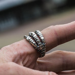 Animal Collection // Raven Claw Ring // Silver (8)