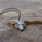 Animal Collection // Wolf Pendant // Silver