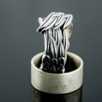 Animal Collection // Stylized Feather Ring // Silver (6)