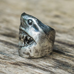 Animal Collection // Shark Ring // Silver (9)