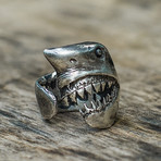 Animal Collection // Shark Ring // Silver (12)