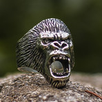 Animal Collection // Monkey Ring // Silver (9)