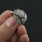 Handmade Bat Ring // Silver (11)