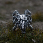 Animal Collection // Ram Skull Ring II // Silver (7)