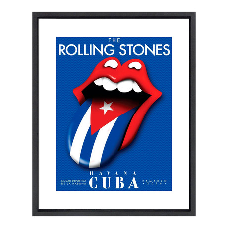 Rolling Stones // Cuba Flag Tongue