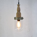Surveyor Lamp + Wood Handle