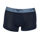 Stretch Cotton Trunk // Marine + Dolphin // Pack of 2 (S)