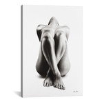 Nude Woman Charcoal Study 63 // Ashvin Harrison (18"W x 26"H x 0.75"D)