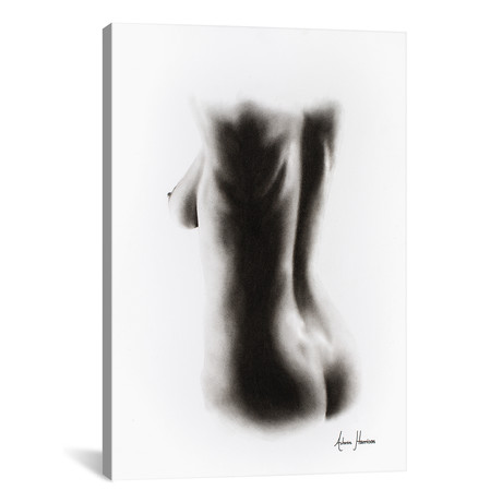 Nude Woman Charcoal Study 60 // Ashvin Harrison