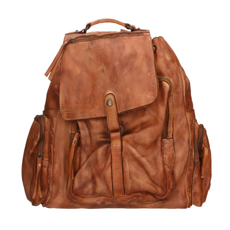 Cleveland Backpack // Leather Brown