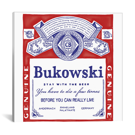 Bukowski // Mathiole (18"W x 18"H x 0.75"D)