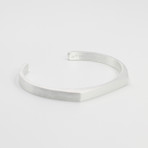 Signet Cuff Bracelet // Silver (Small (5"-6.75"))