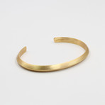 Triangle Cuff Bracelet // Gold (Small (5"-6.75"))