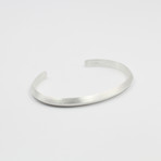 Triangle Cuff Bracelet // Silver (Large (6.75"-8.5"))