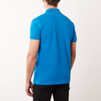 Embroidered Medusa Polo Shirt // Surf (XL)