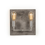 Factory Sconce // Double // Nickel