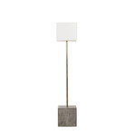 Untitled Floor Lamp // Square // White Shade