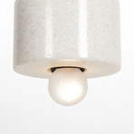 Marble Plate Pendant // White