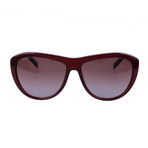 Women's J3015 Sunglasses // Dark Red + Gunmetal