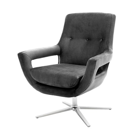 Swivel Chair Flavio // Gray
