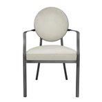 Dining Chair Scribe With Arm // Gray