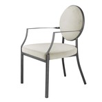 Dining Chair Scribe With Arm // Gray